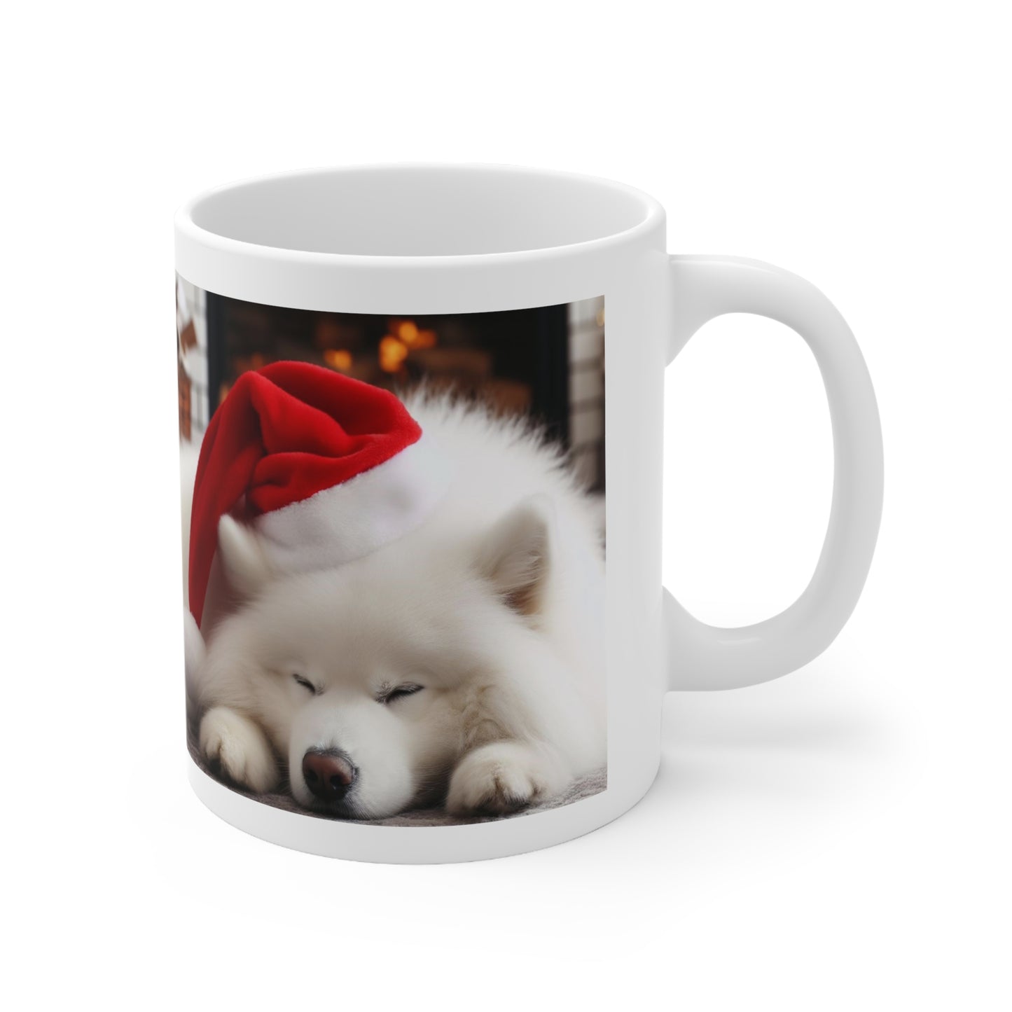 Samoyed Holiday Collection Christmas 02 Ceramic Mug 11oz