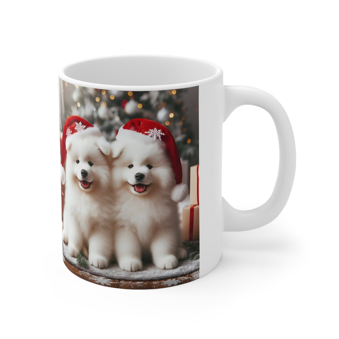 Samoyed Holiday Collection Christmas 01 Ceramic Mug 11oz